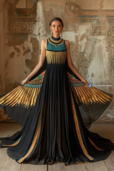 Egyptian Street Style, Egypt Traditional Clothing, Egypt Inspired Fashion, Egyptian Clothing Women, Ancient Egypt Dress, Egyptian Goddess Dress, Egypt Clothes, Ancient Egyptian Dress, Egypt Clothing