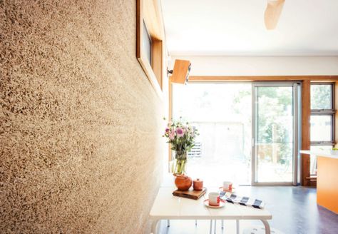 Marrickville Hempcrete House - Sustainable House Day Hempcrete House, Concrete Farmhouse, Hemp House, Sustainable Architecture House, House Rendering, Lakehouse Ideas, Eco House Design, Creek House, Passive Design