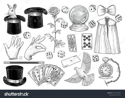 Magician Illustration Character Design, Magician Tattoo Ideas, Magician Drawing Reference, Illusionist Magician Aesthetic, Magician Reference, Howls Jacket, Magician Drawing, Magician Oc, Magician Character Design