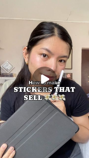 ihnadraws ❤️‍🔥 art & drawing on Instagram: "How to make stickers that ACTUALLY sell ✍️ My formula for making silly little stickers that sell like hotcakes:

➡️ ALWAYS combine any of the following traits if you want to make art that sells fast: cute, funny, relatable or inspirational. My bestselling ones are the simplest ones with direct messages that get the point across quickly—making buyers more likely to impulse buy the artwork. 💸 I still make elaborate art pieces from time to time, but in my opinion, silly drawings just sell so much faster than full-piece illustrations. How about you? Feel free to comment any questions or if you have your own tips! Let’s share notes 📝 #stickershop #cuteart #cottagecore #magicalart #parttimeartist #arttips #arttipsandtricks" Procreate Typography, Cute Little Stickers, Silly Drawings, Make Stickers, How To Make Stickers, Magical Art, My Opinions, In My Opinion, Sticker Shop