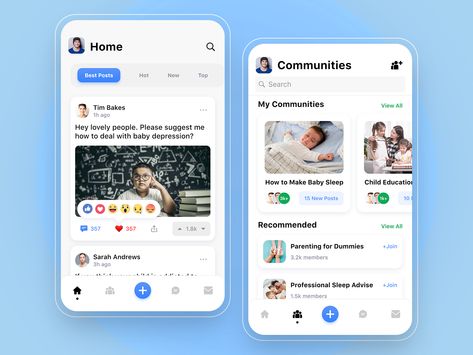 Forum App Design, Social Share Ui Design, Community App Design, Community Ui, Social Media App Design, Social Media App Ui, People App, Social App Design, Community App