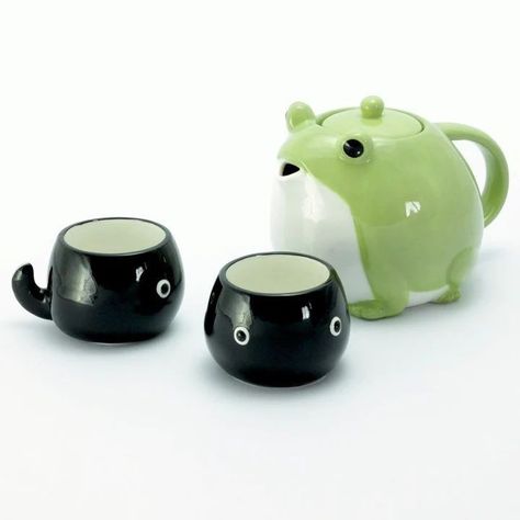 Frog And Tadpole Tea Set, Frog Tea Set, Frog Teapot, Frog Tea, Teapot With Infuser, J Style, Tea Supplies, Berry Tea, Make Tea