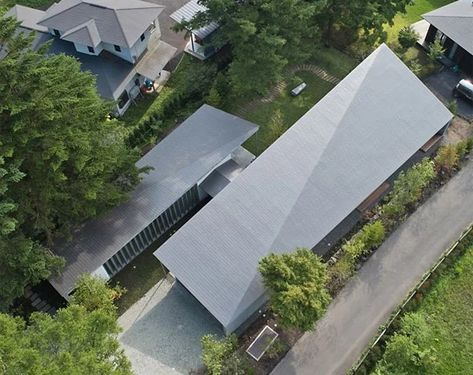 Minimal Villa, Big Architects, Boutique Hotels Design, Japanese Mountains, Karuizawa, Concrete Roof, Design Palette, Concrete Structure, Small Space Gardening