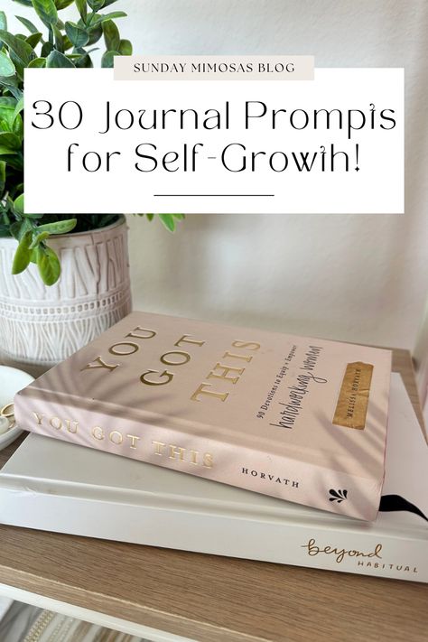 30 daily journal prompts for self growth, success, happiness and manifesting your dream life! In our latest blog post, we're sharing the best journal prompt ideas for beginners who want to improve their mental health, improve their focus and productivity, reach their goals faster, and boost their positivity. These morning journal prompts for mental health and self discovery will help you achieve everything you want in life! Check out our latest post for all the daily journal prompts! Journal Prompts Productivity, Daily Check In Journal Prompts, Journal Prompts For Growth, Daily Journal Prompts For Self Discovery, Beginner Journaling Prompts, Positive Journal Prompts, Journal Prompts For Self Growth, Prompts For Self Growth, Daily Journal Ideas