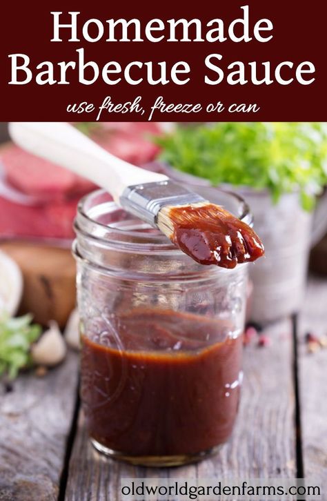 Barbecue Sauce Recipe Easy, Sugar Free Barbecue Sauce, Homemade Barbecue Sauce Recipe, Barbecue Sauce Recipe, Homemade Bbq Sauce Recipe, Barbecue Sauce Recipes, Homemade Barbecue Sauce, Fresh Tomato Sauce, Bbq Sauce Recipe