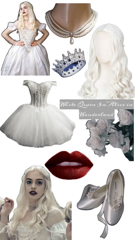 Halloween, Homecoming, Queen, Alice In Wonderland, White Queen Alice In Wonderland, Queen Alice In Wonderland, Homecoming Themes, Queen Alice, White Queen