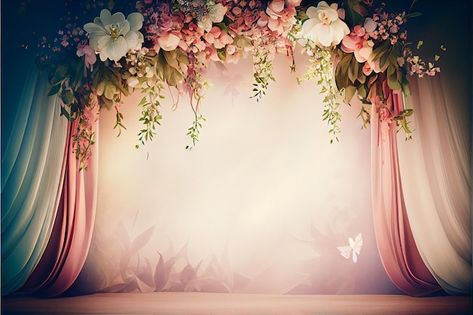 Photo elegant floral wedding backdrop wa... | Premium Photo #Freepik #photo #rose-wallpaper #rose-garden #floral-art #garden-pattern Floral Background Hd, Floral Wedding Backdrop, Wedding Banner Design, Wedding Photo Background, Backdrop Wallpaper, Birthday Background Design, Elegant Floral Wedding, Wedding Background Images, Flower Background Design