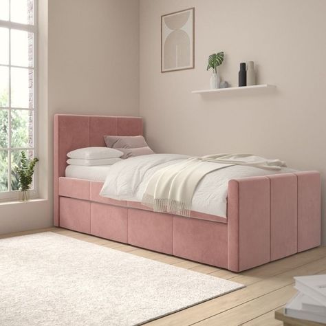 Single bed available DM for order #namaslay #namalsayproduct #namaslaydecor #namaslaydesign #namaslaydesign #namaslaycustomization #DeliveryAllOverNepal #dmfororder Double And Single Bed In One Room, Cute Beds For Girls Room, Single Bed With Trundle, Single Bed Decor Ideas, King Single Trundle Bed, Single Bed For Girls Room, Pink Single Bed, Cute Single Beds, Bedroom Inspirations Single Bed