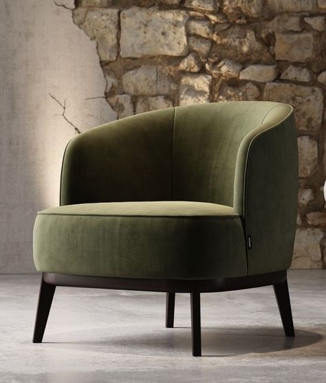 Luxury Chair Design, Contemporary Living Room Chairs, Modern Arm Chair, Luxury Sofa Living Room, Single Seater Sofa, Modern Club Chair, Chair Designs, Green Armchair, Furniture Design Chair