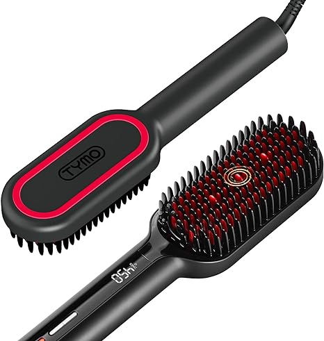 Tymo Hair Straightener Brush, Tymo Hair, Heat Brush, Brush Straightener, Hair Straightener Brush, Straightener Brush, Thick Curly Hair, Ceramic Hair, Hair Brush Straightener