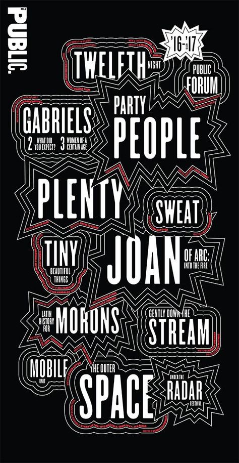 25+ best ideas about Paula scher on Pinterest | Public theater ... Seasons Posters, Paula Sher, The Public Theater, Paula Scher, Public Theater, Theatre Poster, Typography Graphic, Type Posters, Street Market