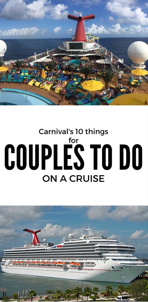 I have been completely stricken with the desire to go on a carnival cruise with my husband. I can't stop dreaming about it! Things For Couples, Carnival Valor, Cozumel Cruise, Anniversary Cruise, Disney Cruises, Cruise Life, Honeymoon Cruise, Romantic Cruise, Cruise Planning