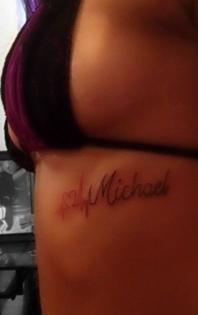 My Heart, My Life; Michael! Micheal Tattoo Name, Tattoo His Name, Mike Tattoo Name, His Name Tattoo, Michael Name Tattoo, Michael Tattoo Name, Name Tattoo With Heart, Kiss Mark Tattoo, Michelle Tattoo