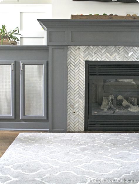 Herringbone wall tile