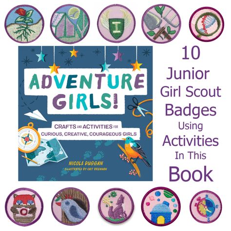 Girl Scout Introduction Activity, Girl Scout Ideas Activities, Junior Girl Scout Meeting Ideas, Girl Scout Juniors Activities, Junior Badges Girl Scouts, Junior Badge Ideas, Girl Scout Activity Ideas, Girl Scout Junior Badges, Camping Swaps