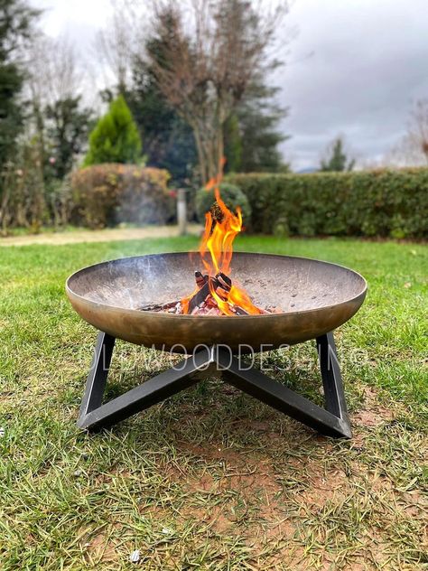 Iron Fire Pit, Outdoor Heating, Patio Heater, Fire Pits, Garden Patio, Garden And Yard, Outdoor Garden, Patio Garden, Honeycomb