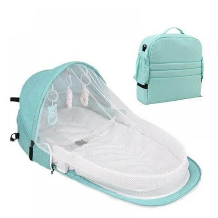 Product Specification: Item Type: Baby Portable Backpack Bed Material(bed): Cotton Material(backpack): Flax Material(toy): ABS Eco-friendly Plastic Color: Red,Blue,Grey Age: 0-1 year old Occasion: All Occasions Pattern: Solid Features: Portable Size(bag): 45*12*40cm/17.72"*4.72"*15.75" Size(unfolding): 95*45cm/37.40"*17.72" Description: 1. Safety materials. Our baby tent beds use certified non-toxic, lead-free materials that are safe for babies. 2. Save space. This baby tent can be folded up, ve Foldable Crib, Portable Baby Cribs, Baby Travel Bed, Portable Baby Bed, Newborn Bassinet, Baby Tent, Travel Bassinet, Portable Bassinet, Baby Backpack