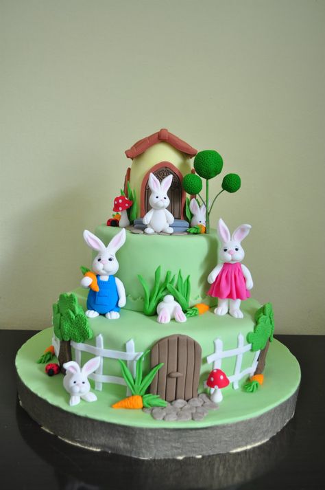 Super Torte, Torte Creative, Peter Rabbit Cake, Easter Bunny Cake, Rabbit Cake, Torte Cupcake, Spring Cake, Easter Baking, Easter Goodies