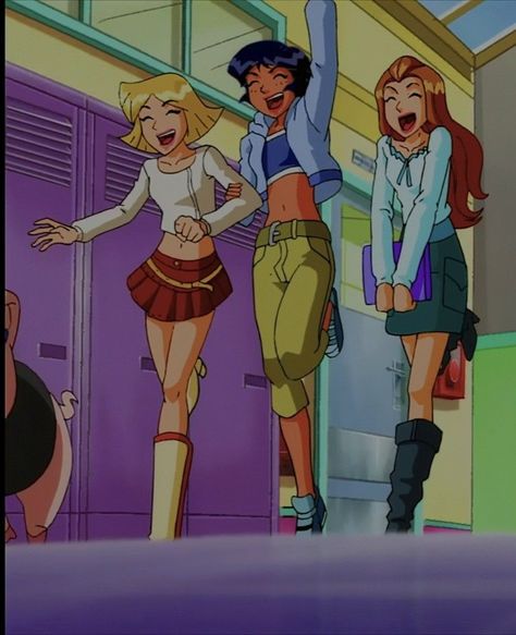 2000s Shows, Spy Outfit, Spy Girl, Mahō Shōjo, Totally Spies, Cartoon Outfits, Old Cartoons, Cartoon Icons, Vintage Cartoon