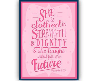 Uplifting Bible Quotes For Women. QuotesGram Uplifting Bible Quotes, Bible Quotes For Women, She Is Clothed, Verse Art, Bible Verse Art, Bible Verse Prints, Quote Poster, Powerful Words, Quote Posters