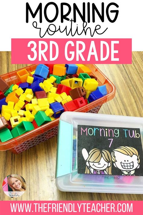 By doing morning tubs, writing journals, and a morning meeting your students will start the day sucessful. Morning routines for children are essential to a good day in the classroom. 3rd Grade Morning Activities, Soft Start 3rd Grade, Upper Elementary Morning Tubs, Morning Tubs Upper Elementary, Morning Classroom Routine, 3rd Grade Morning Work Ideas, Third Grade Morning Tubs, Classroom Soft Start Activities, Morning Bins 3rd Grade