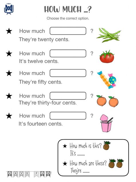 Middle School Grammar Worksheets, Money Word Problems, Esl Resources, English As A Second Language (esl), English Lessons For Kids, Online Activities, Grammar Worksheets, English As A Second Language, School Subjects