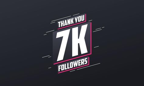 Thank you 7K followers, Greeting card template for social networks. Number Icons, Gaming Profile Pictures, Number Vector, Triangle Vector, Beer Photography, Alphabet Pictures, Background Hd Wallpaper, Instagram Background, Geometric Vector