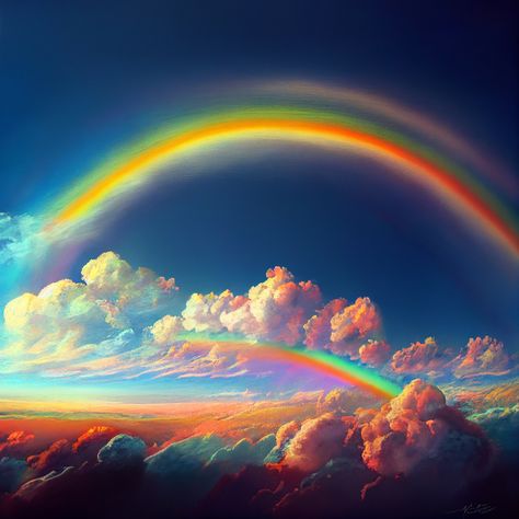 Rainbow Photography Nature, Christian Canvas Paintings, Rainbow Landscape, Rainbow Pictures, Rainbow Photography, Rainbow Rain, Rainbow Sky, Texture Inspiration, Cool Backgrounds Wallpapers