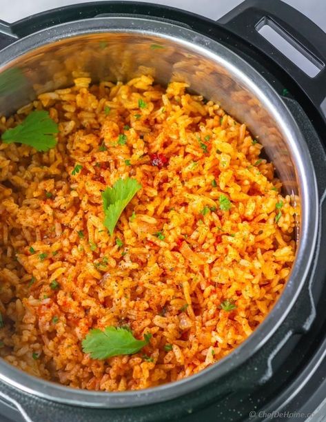 Instant Pot Mexican Rice, Instant Pot Mexican, Flavorful Rice, Mexican Rice Easy, Mexican Rice Recipes, Cooking Rice, Rice Recipes For Dinner, Mexican Rice, Mexican Cooking