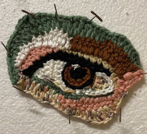 Crochet, freeform crochet Fiber Art Crochet, How To Free Form Crochet, Granny Square Eye Pattern, Freeform Crochet Art, Experimental Crochet, Crochet Art Ideas, Crochet Freehand, Freeform Crochet Patterns Free, Freeform Crochet Tutorial