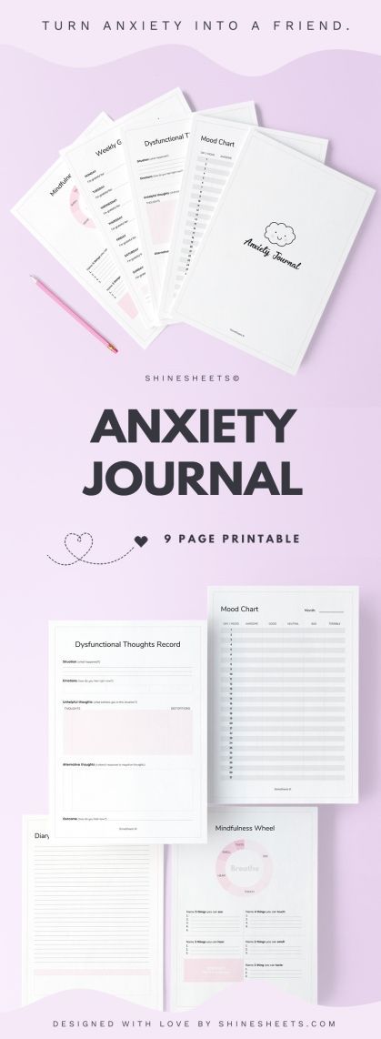 Thought Diary, Worry Journal, Thought Journal, Journal Pages Printable, Health Journal, Journal Printable, Journal Template, Burn Out, Journal Printables