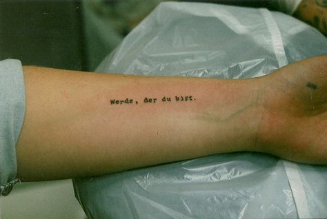 untrustyou: Manu S. werde, der du bist. - become, who you are. Germany Tattoo, German Tattoo, Tattoo Back, Coffee Tattoos, Text Tattoo, Coffee Drawing, Different Tattoos, Disney Tattoos, Trendy Tattoos