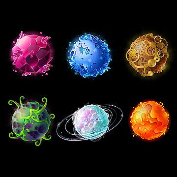 Planet Concept Art, Witchy Space, Alien Planets, Fantasy Space, Planet Vector, Dreamcore Aesthetic, Space Icons, Game Textures, Planet Design