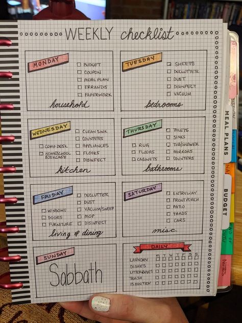 #weekly_checklist, #cleaning_chart, #weekly_routine, #daily_cleaning, #see_it, #do_it, #bullet_journal Good Notes Daily Planner, School To Do List Printable, Notion School, School To Do List, Bujo 2025, Weekly Checklist, Cleaning Chart, Daily Planner Notepad, 2025 Planner