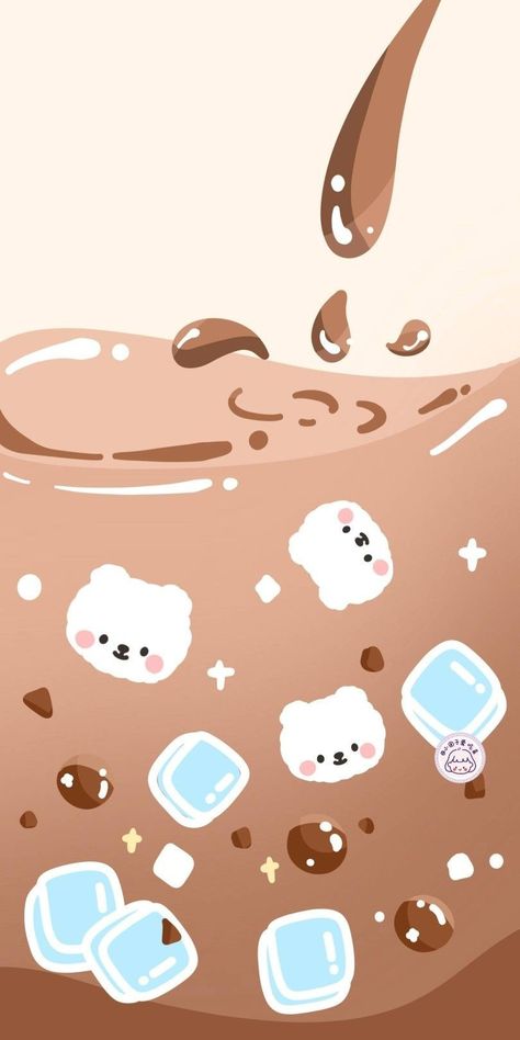 Arte Doodle, Cute School Stationary, Color Palette Challenge, Iphone Wallpaper Kawaii, Cute Desktop Wallpaper, Iphone Wallpaper Themes, Bear Wallpaper, Kawaii Wallpaper, Cute Anime Wallpaper