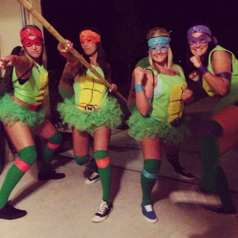 Ninja Turtle Rat Costume, Ninja Turtle Halloween Costume Family, Halloween Ninja Turtles, Ninja Turtle Halloween Costume For Women, Cute Ninja Turtle Costume, Ninja Turtles Family Costumes, Women Ninja Turtle Costume, Ninja Turtle Costume Women, Tmnt Halloween Costumes