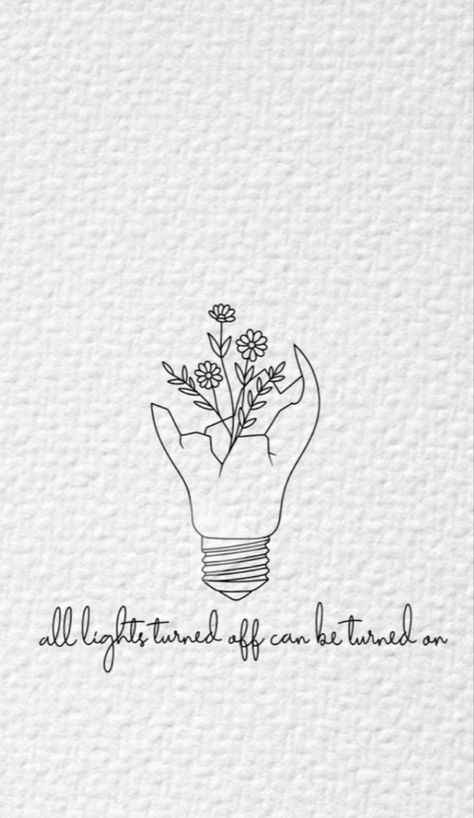 After The Storm Tattoo, Growing As A Person Tattoo, Lightbulb Butterfly Tattoo, Social Worker Tattoo Ideas, Therapist Tattoo Ideas, Self Growth Flower Tattoo, Always Growing Tattoo, Lightbulb Tattoo Ideas, Small Lightbulb Tattoo