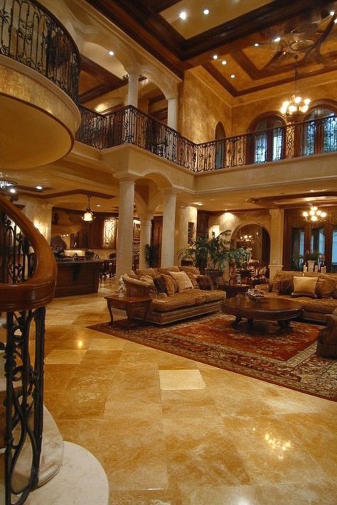 Tuscany Style Home, Mansion Living, Mansion Aesthetic, Luxury Mansions Interior, Tuscan Style Homes, Mansion Ideas, Luxury Home Design, Dream Mansion, Dream Life House