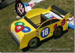 how to build a cardboard nascar | Leave a Reply Cancel reply Race Car Costume, Nascar Costume, Nascar Party, Car Costume, Cardboard Box Car, Hotwheels Birthday Party, Cardboard Car, Race Car Themes, Car Wheels Diy