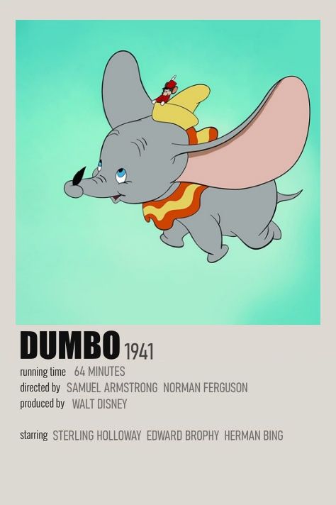 Disney Polaroid, Movie Polaroids, Dumbo Movie, Brighton Townhouse, The Great Mouse Detective, Disney Movie Posters, Polaroid Posters, Classic Disney Movies, Movie Card