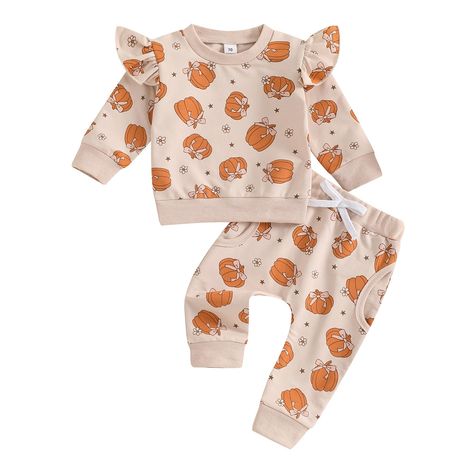 PRICES MAY VARY. MATERIAL: 95% Cotton baby girl fall clothes, Soft and comfort. It is very baby skin friendly.The quality is very good and not easy to deform. Baby girl boy halloween outfits, everyone will call your baby the cutese pumpkin in the patch! DESIGN: Baby girl halloween outfit, halloween baby girl clothes, crewneck sweet bow pumpkin sweatshirt for toddler girl, cute spook toddler boy halloween clothes, long sleeve toddler girl boy halloween sweater shirt and pants set, boutique hallow Toddler Fall Outfits Girl, Summer Outfit Accessories, Toddler Girl Fall, Girls Halloween Outfits, Baby Girl Clothes Winter