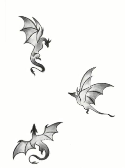 Tiny Wyvern Tattoo, Dragon Sillouttes Tattoo, Simple Dragon Silhouette, Mini Dragon Drawing, Dragon Tattoo Sketch Simple, Dragon Tattoo Minimal, Dragon Tattoo Easy, Small Dragon Drawing, Easy Dragon Drawings Simple