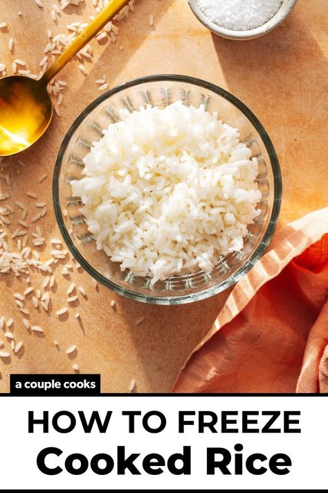 Freeze Rice How To, Can You Freeze Rice, Freeze Cooked Rice, Freeze Rice, Freezing Cooked Rice, Vegetarian Meatloaf, Best Veggie Burger, A Couple Cooks, Vegan Recipes Plant Based