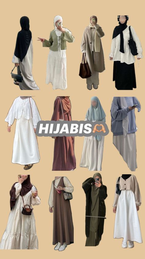 🧕 Hijabi Fashion Summer, Islamic Modest Fashion, Muslimah Fashion Casual, Outfit Hijab Casual, Muslimah Outfit, Hijabi Outfit, Modern Hijab Fashion, Modern Hijab, Hijab Aesthetic