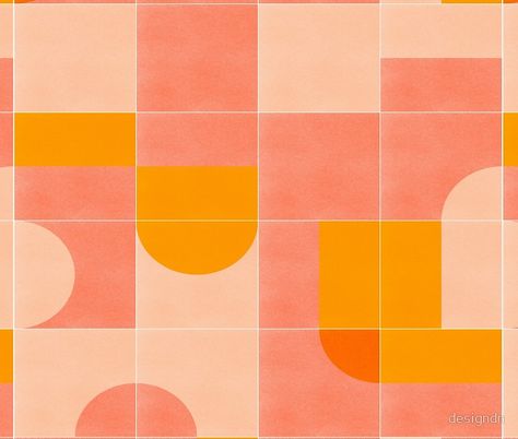 Retro Tiles 03 #redbubble #pattern #s6gtp Tiles Herringbone, Chevron Tiles, Coral Palette, Tiles Terracotta, Herringbone Tiles, Tiles Terrazzo, Tiles Moroccan, Hexagonal Tiles, Limestone Tiles