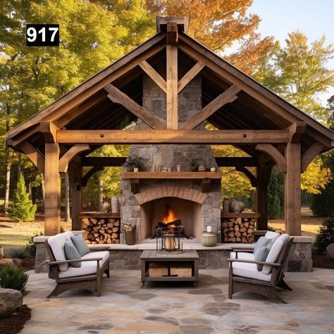 Outdoor Reclaimed Wood Beam Fireplace Mantels 917 - Etsy Fireplace Construction, Wood Beam Fireplace, Loft Diy, Beam Fireplace, Plan Elevation, Diy Outdoor Fireplace, Cabin Diy, Diy Construction, Retirement House