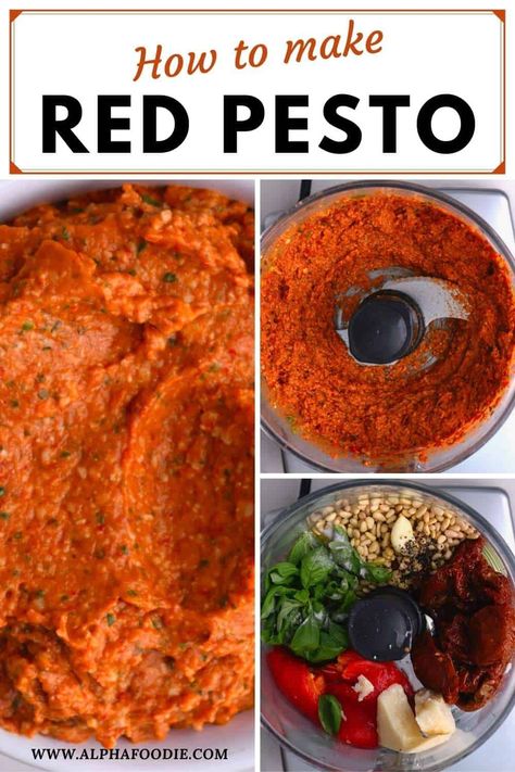 Pasta With Dried Tomatoes, Red Pepper Pesto Recipe, Tomato Pesto Sauce, Cabbage Steaks Recipe, Pesto Sauce Recipe, Homesteading Recipes, Pesto Sandwich, Pesto Recipes, Pesto Dressing