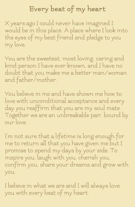 15 Romantic Non-traditional Wedding Vows for Your Ceremony--Wedding Vows to Husband and Wife ot Make You Cry, How to Write Your Own Wedding Vows,Impressive Wedding Vows Ideas Samples Vows For High School Sweethearts, Wedding Speech To Husband, Personal Vows To Husband Christian, Wedding Vows That Make You Cry To Wife, Deep Vows To Husband, Vows To Husband Renewal, Soulmate Wedding Vows, Best Wedding Vows To Wife, Wedding Vows For Blended Families