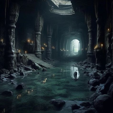 Cave Castle, Dark Fantasy Romance, Witcher Wallpaper, World Language, Cave City, Dark Cave, Dark Secrets, Darkest Dungeon, Rpg Map