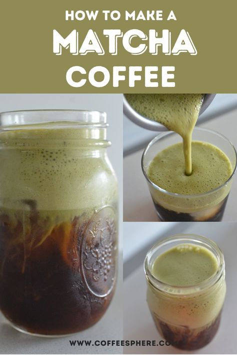 Topping a layer of matcha cold foam on cold brew coffee is my favorite tea and coffee combination: matcha coffee. Matcha Coffee Recipe, Matcha Cold Foam, Expresso Recipes, Matcha Cocktail, Matcha Drink Recipes, Matcha Coffee, Cold Brew Recipe, Matcha Latte Recipe, Espresso Recipes